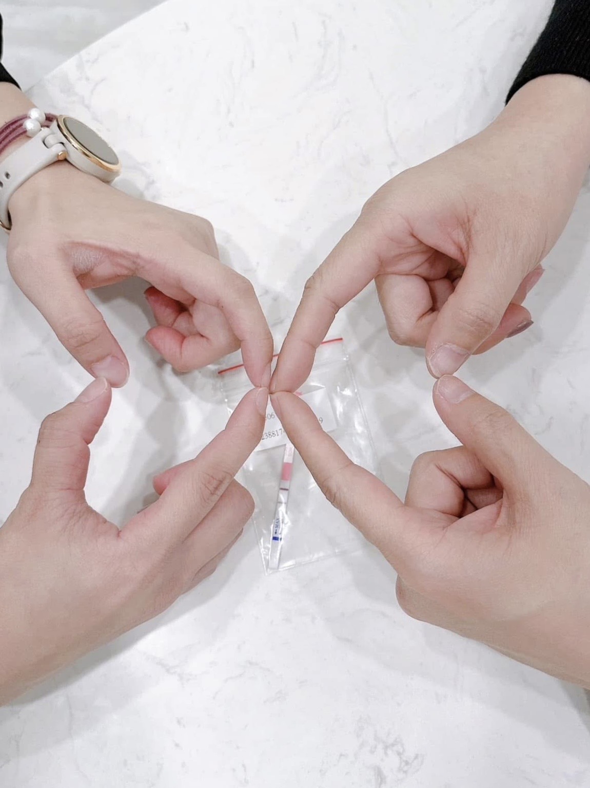 驗孕成功的那一刻