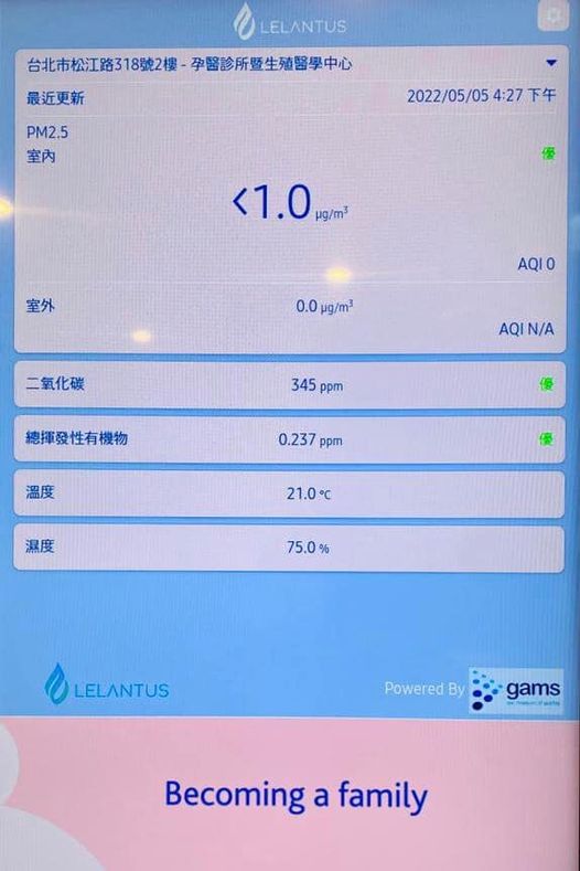 高效能室內空氣淨化管制系統讓您來孕醫,超安心❤️