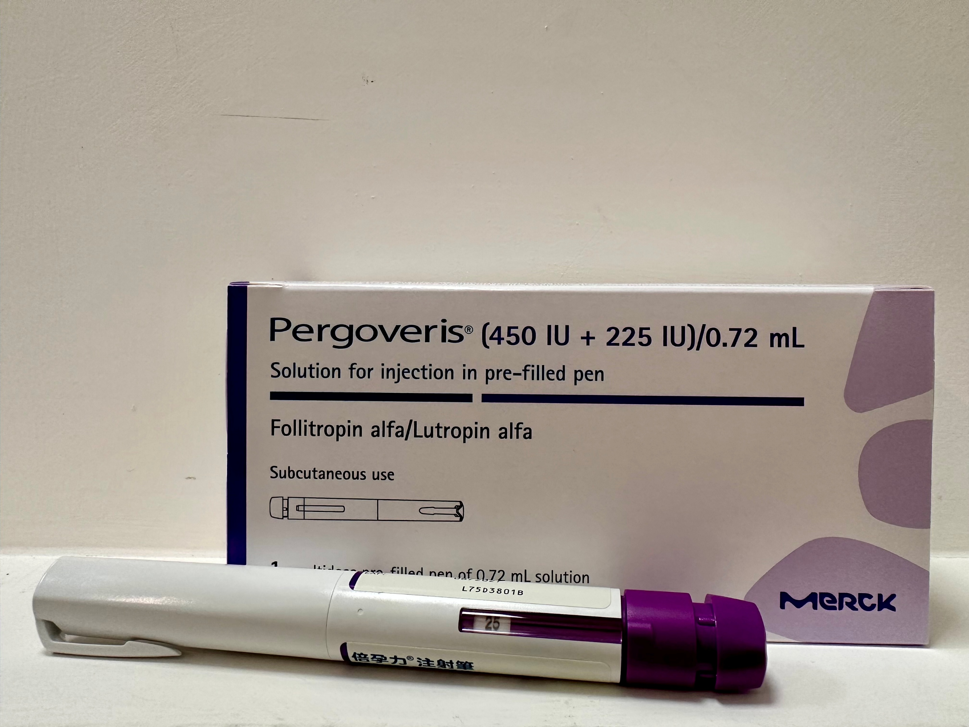 Pergoveris (r-hFSH/ r-hLH) 150/75, 300/150, 450/225, 900/450IU