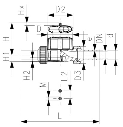 PVDF HP 雙由任隔膜閥 PTFE/EPDM​