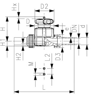 PP HP 雙由任隔膜閥 PTFE/EPDM